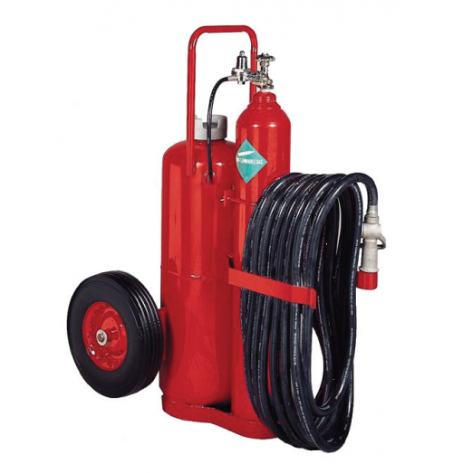 Badger Dry Chemicals Regulated Portable Wheeled Extinguisher