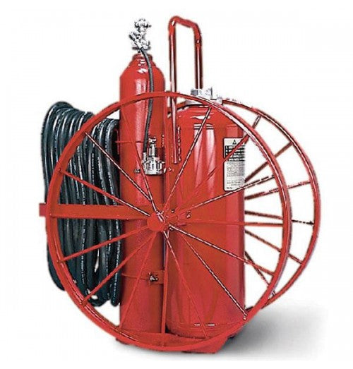 Amerex Regulated Pressure Wheeled Fire Extinguisher Steel Wheels