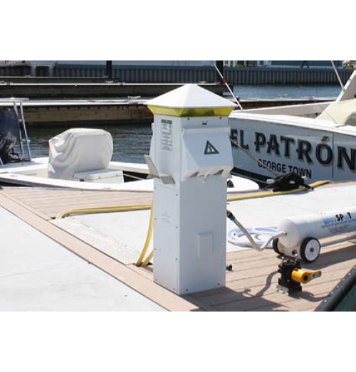 Marina Electrical Equipment - Harbor Light - SS Power Pedestal - Model HLSS 30100