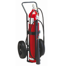 Badger Carbon Dioxide Self-Expelling Portable Wheeled Extinguisher