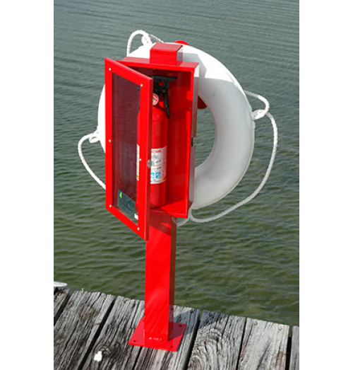 Accmar Equipment Combo Fire Safety And Life Ring Pedestal