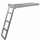 JIF Marine - CSD1 Under Deck Ladder - 4-Step Pontoon Boat Ladder