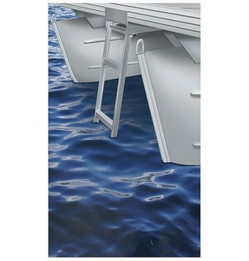 JIF Marine - CSD1-5 Under Deck Ladder - 5-Step Pontoon Boat Ladder