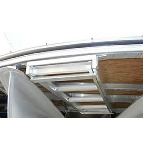 JIF Marine - CSD2-5 Under Deck Ladder - 5-Step Pontoon Boat Ladder