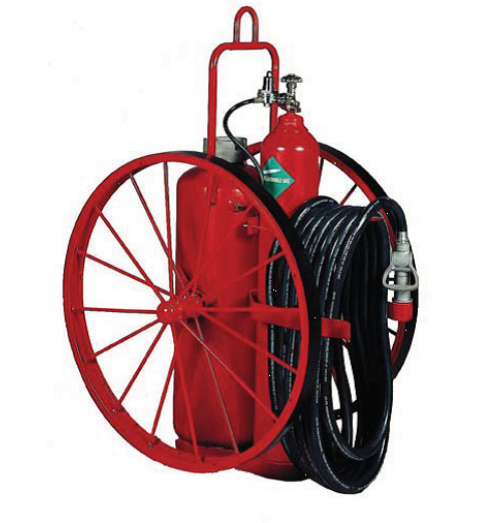 Badger Dry Chemicals Regulated Portable Wheeled Extinguisher