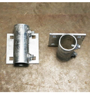 AMD External Mount Pipe Holder With Set Screws WD-PH27 WD-B - Backup Plate