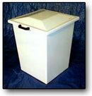 ATLANTIC ALUMINUM TRASH CONTAINERS