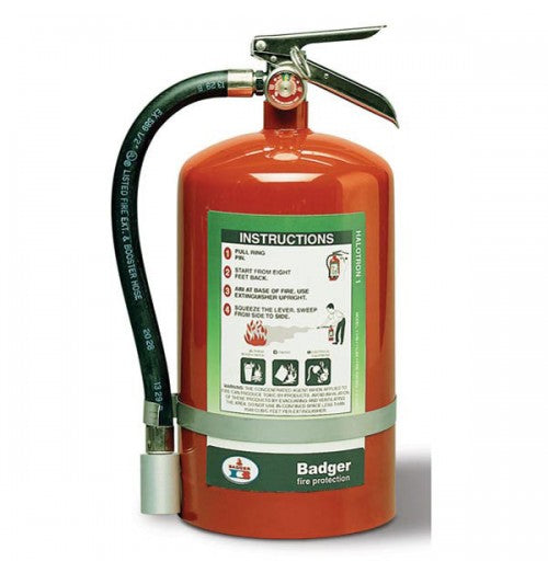 Badger Halotron 1 - Store Pressure Fire Extinguisher