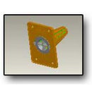 2 1/2" X 4" ABS Plastic