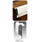 Taylor Made Products Dock Pro Vinyl Dock Edging Heavy Duty Double Molded Profiles - Medium Edge Gard