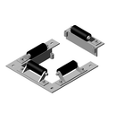 Merco Marine Square Internal Pile Hoop - Rollers - Removable Leg