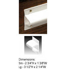 Taylor Made Products Dock Pro Vinyl Dock Edging Traditional Vinyl Profiles - Side Gard